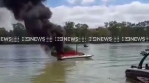 Two men burned in boat explosion east of Adelaide