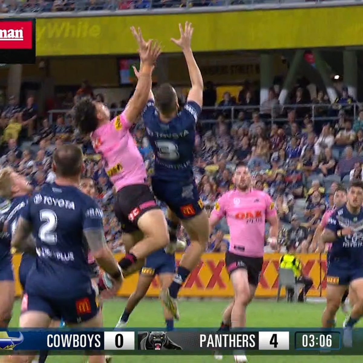 NRL on X: Scott Drinkwater came up with this miracle match-winner the last  time the Cowboys met the Panthers! 