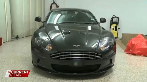 Issakidis's Aston Martin.