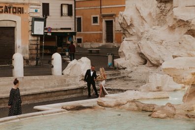 My Wedding Day: Couple marries at Rome's Trevi 