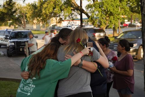 The school community is rallying together in the aftermath of the shooting. (AAP)