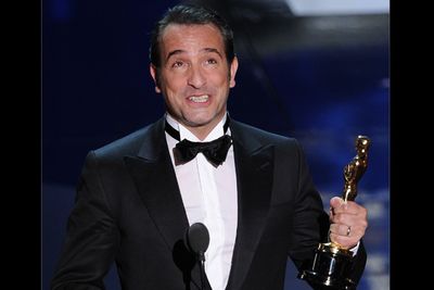 Deserve to win? Annihilating Clooney and Pitt in his path, Dujardin is a pretty awesome winner, providing he shares the award with The Artist dog Uggie.<br/><br/>Watch his hilariously O.T.T. speech:<br/>