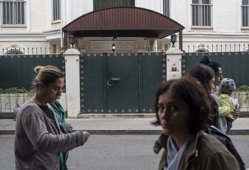 Khashoggi is believed to have been killed after entering the Saudi consulate in Istanbul on October 2.