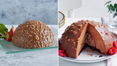 Aldi UK and Coles both release a Ferrero Rocher look-alike dessert for their Christmas range