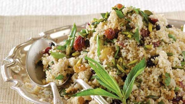 Fruited cumin couscous