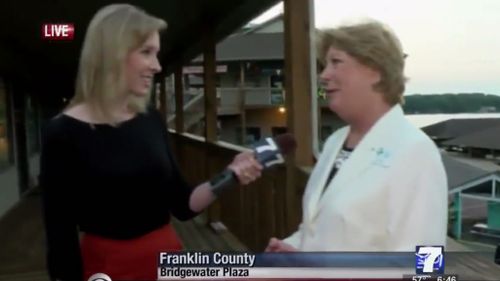 Vicki Gardner was being interviewed by Alison Parker when they were shot at. (Supplied)