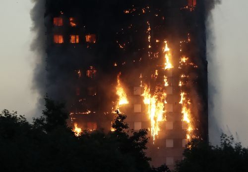 The flammable cladding material that caused the Grenfell disaster was aluminium composite panelling (ACP) with a polyethylene core.