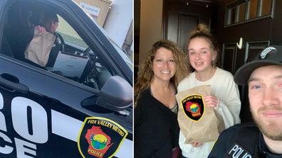 Fox Valley Metro Police Department delivers ice cream after arresting driver