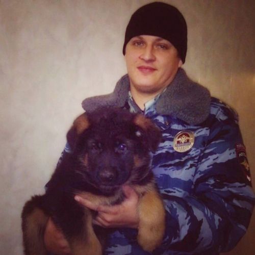 Russia has offered Dobrynya the puppy as a gift to France. (Russian Interior Ministry)