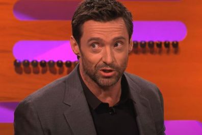 Hugh Jackman berbicara sebagai pembawa acara di Graham Norton Show