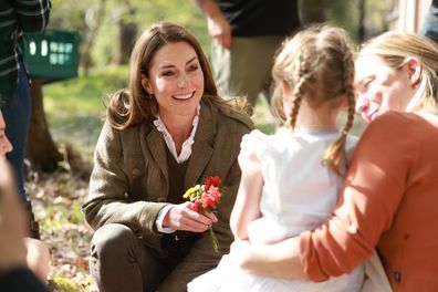 Prince William and Catherine, the Prince and Princess of Wales visiting Mull , Scotland the couple visited the Ardura Community ForestOn the second day of their visit to the Scottish Isles, April 30 2025