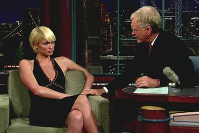 Paris Hilton, David Letterman