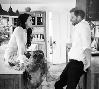 A glimpse of the Sussex's lives inside Frogmore Cottage shown during their Netflix docuseries Harry & Meghan