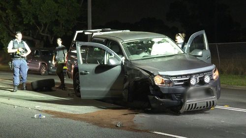 A van foi apreendida para perícia.