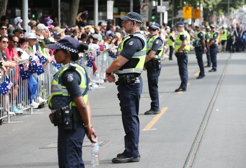 Security has also been boosted up for Australia Day events around the nation (AAP).