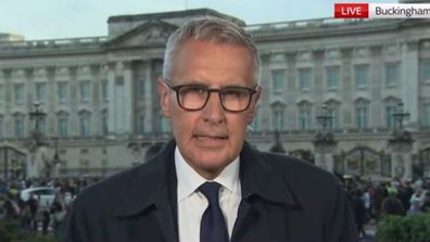 Sky News' Dermot Murnaghan choked up as he told viewers the Commonwealth had lost its Sovereign. 