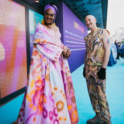 The artists of the 68th Eurovision Song Contest walk the Turquoise Carpet at Malmö Live Electric Fields Australia