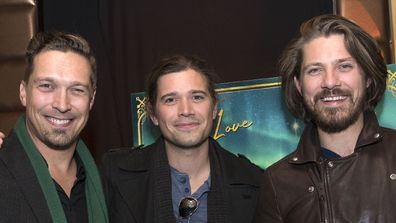 Isaac Hanson, Zac Hanson and Taylor Hanson