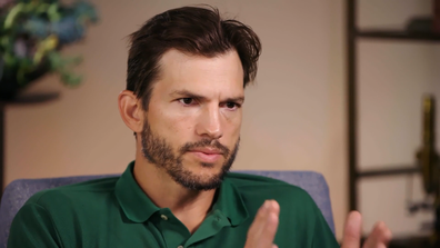 Ashton Kutcher in the new CBS documentary The Checkup with Dr.  David Agus.