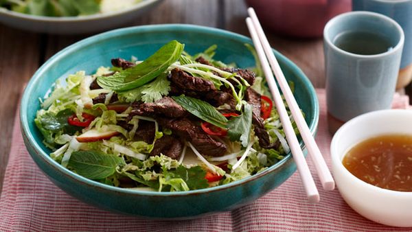 Shredded beef salad for $9.90