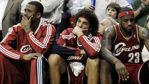 Lorenzen Wright, Anderson Varejao and LeBron James played together for the Cleveland Cavaliers.