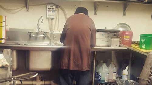 US café owner gives homeless man a job after he entered her shop begging for food