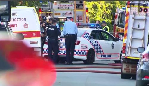 Police yesterday shut down Pavonia Street and evacuated nearby homes. (9NEWS)