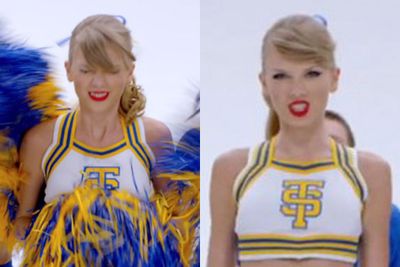 Even picture perfect popstar Taylor Swift isn't immune to a bit of stinky face action.