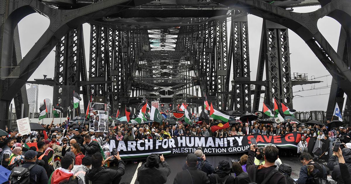 Police feared crowd crush amid ‘perilous’ Gaza Sydney Harbour Bridge march