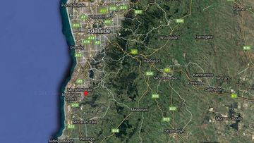 A map from Geoscience Australia showing the epicentre of the quake.