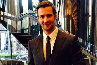 Oh-so-dapper! <i>The Daily Editon</i>'s Kris Smith looks mighty fine en route to the Logies after-party.