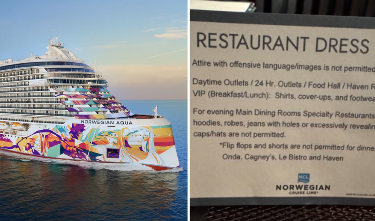 Cruise Ship dress code, explained: Cruise line details ban amid crackdown  on dress code - 9Travel