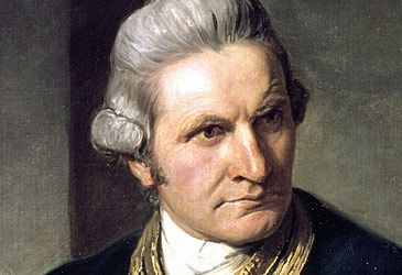 What was James Cook's naval rank at the time he took command of the Endeavour?