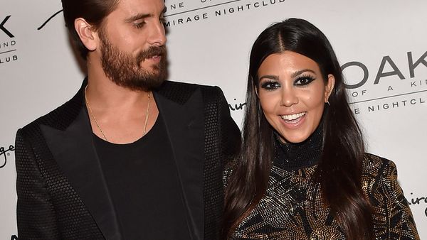 Baby daddy: Kourtney Kardashian and Scott already have three children together - what's one more?