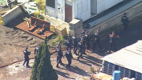 Raids took place across NSW this morning in relation to a transnational drug ring.