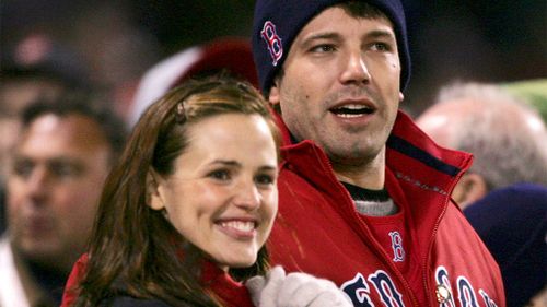 The couple attend Game 1 of the World Series in Boston in 2004. (AAP) 