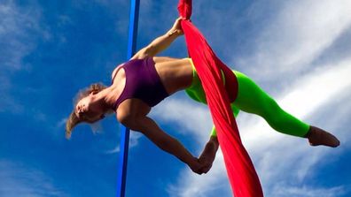 Celeste Dixon is an aerial gymnast who competes on Australian Ninja Warrior.