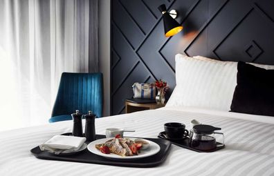 West Hotel Sydney breakfast in bed