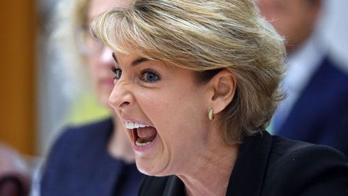 Michaelia Cash unleashed yesterday, threatening to expose rumours about female staffers in Bill Shorten's office. (AAP)