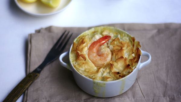 Seafood pie