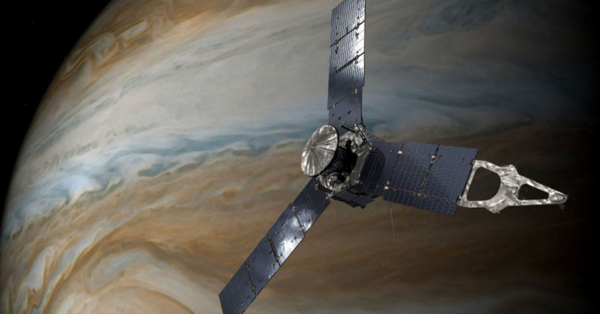 NASA Juno mission captures 'sprites' dancing in Jupiter's atmosphere - 9News
