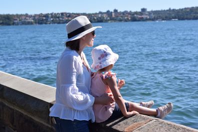 Alice and her daughter Maya, now aged three.