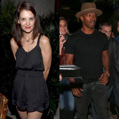 Katie Holmes and Jamie
Foxx finally come out about their long-rumoured romance