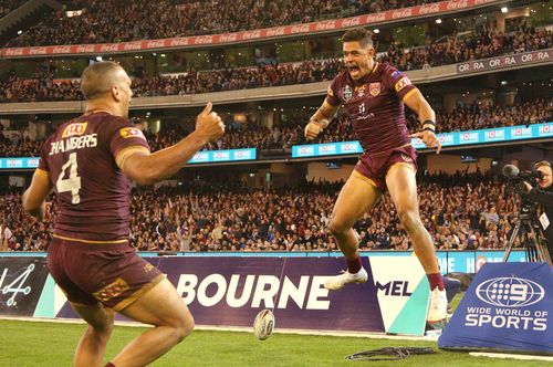 While Queensland had their moments of strength, it wasn't enough for the Maroons to seal victory. Picture: Getty.