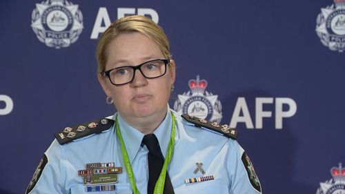AFP Commander Helen Schneider.