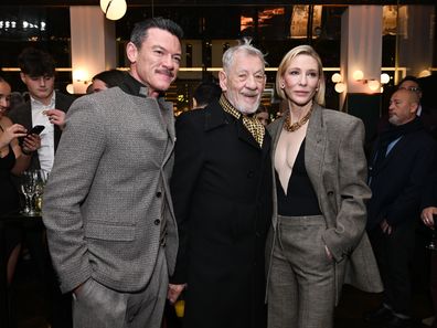 Luke Evans, Ian McKellen and Cate Blanchett