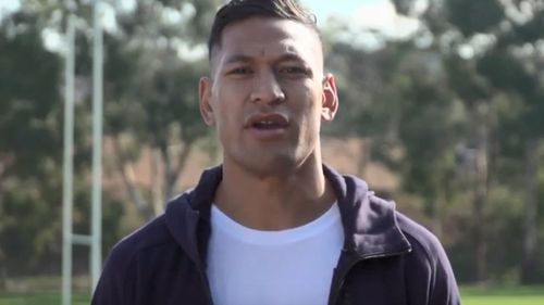 Folau has made a plea to fans