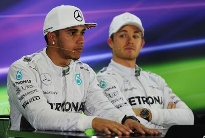 The Brit edged teammate and rival Nico Rosberg. (AAP)