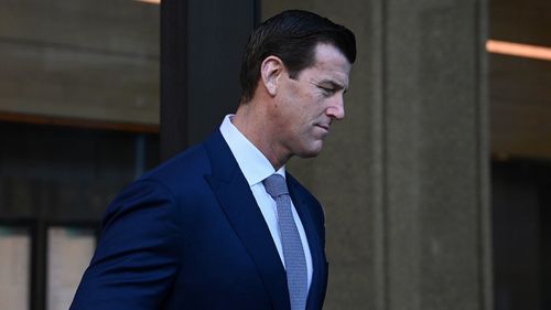 Ben Roberts-Smith arrives at the NSW Supreme Courts this morning in Sydney. 18th July, 2022. Photo: Kate Geraghty