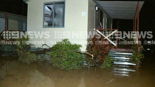 A total of 42 holiday-makers were almost swept away by flood waters overnight. (9NEWS)